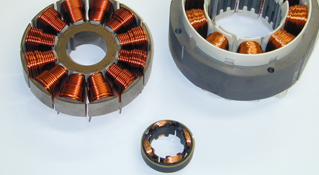 BLDC stator needle winding