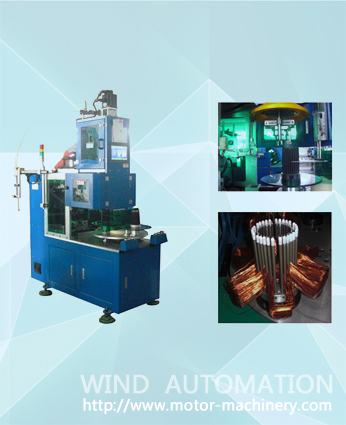 Automatic AC motor stator winding machine WIND-100-VW